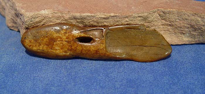 10 - Pacific Northwest, Ancient Eskimo Ivory Tip of an eskimo compound bow