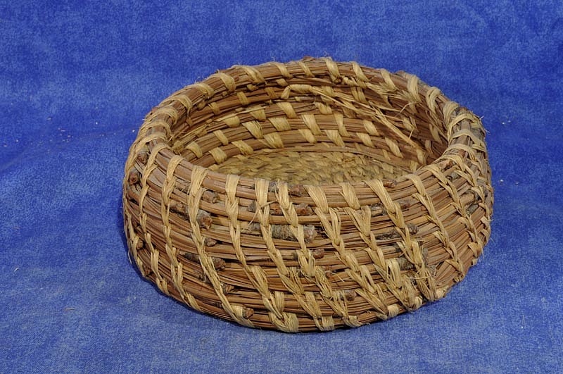 02 - Indian Baskets, c. 1920 Eastern Pine Needle Basket
c. 1920